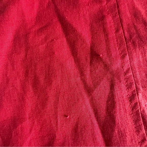 Kim Rogers Linen Womens Sz 18 Trumpet Skirt Flowy Flare Lagenlook Coastal - Picture 11 of 13